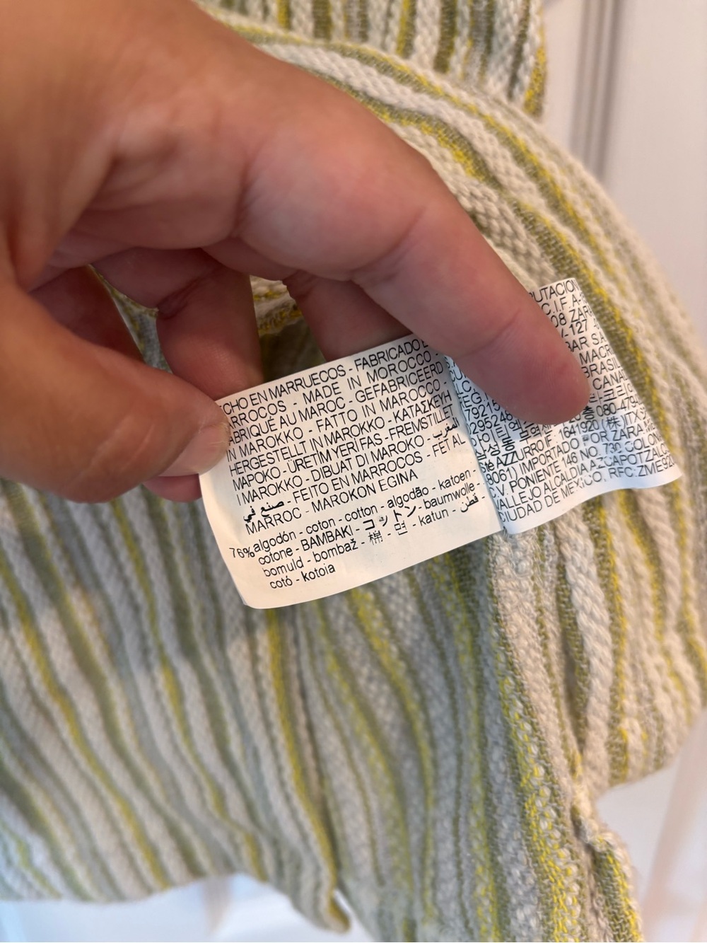 Zara men's striped resort shirt size XL - Picture 3 of 4